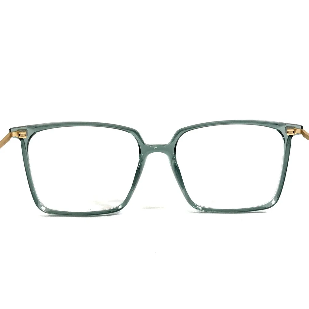 lool Eyewear Eyeglasses Frames SIONA GRGD Clear Green Matte Gold 54-16-145